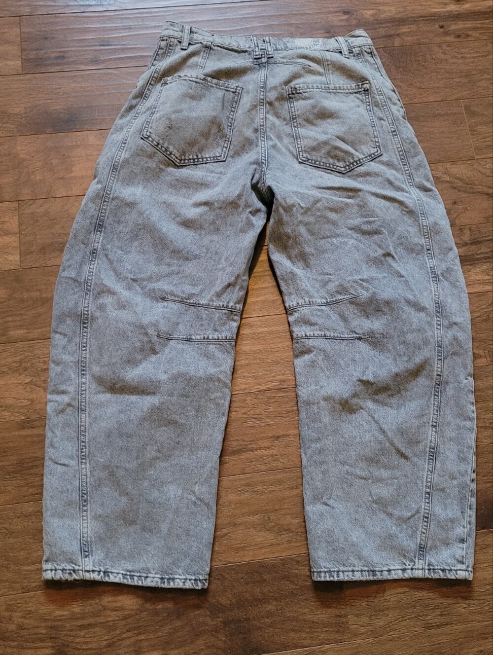 Free People Good Luck Barrel Leg Jeans - Picture 6 of 9